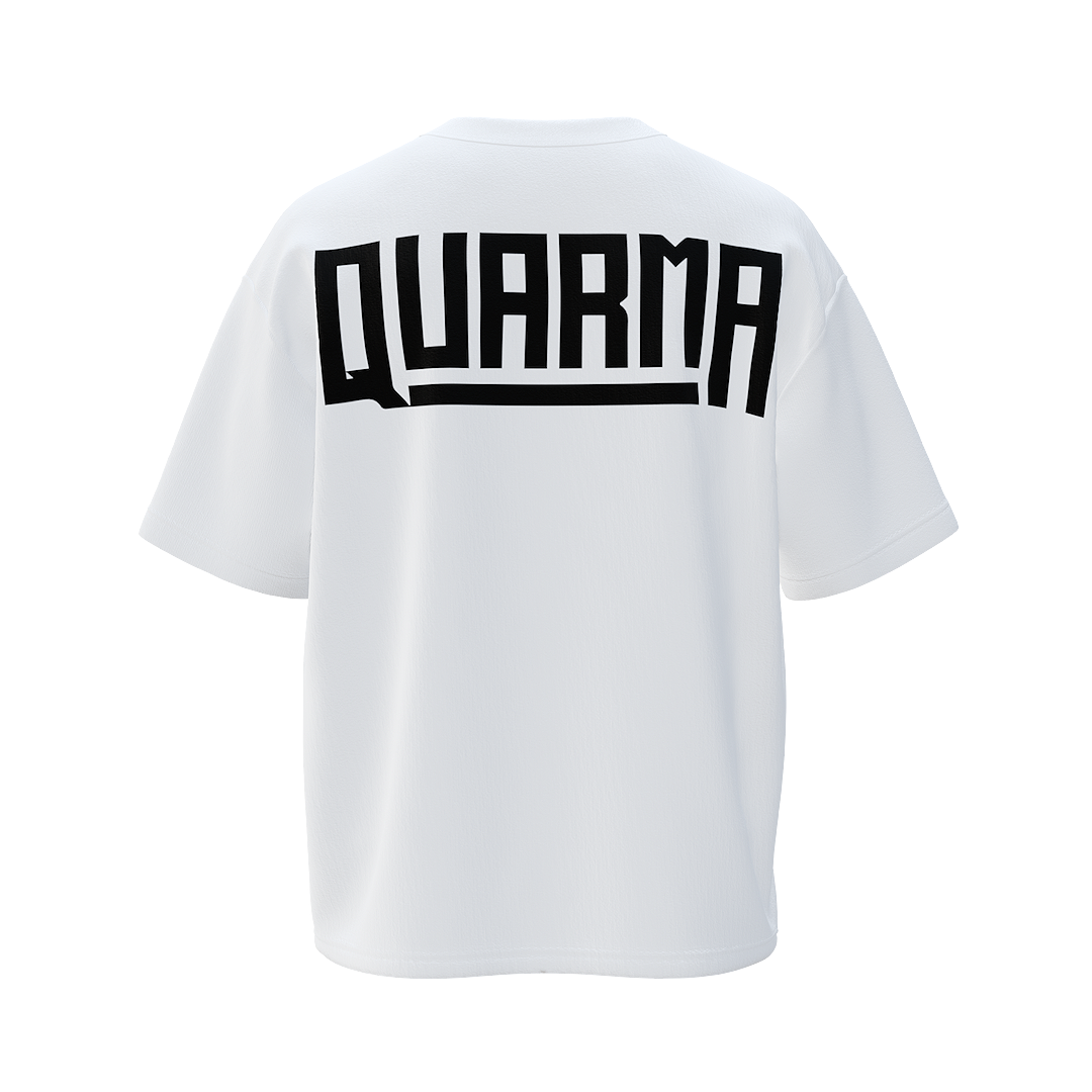 QUARMA oversized T-shirt WHITE