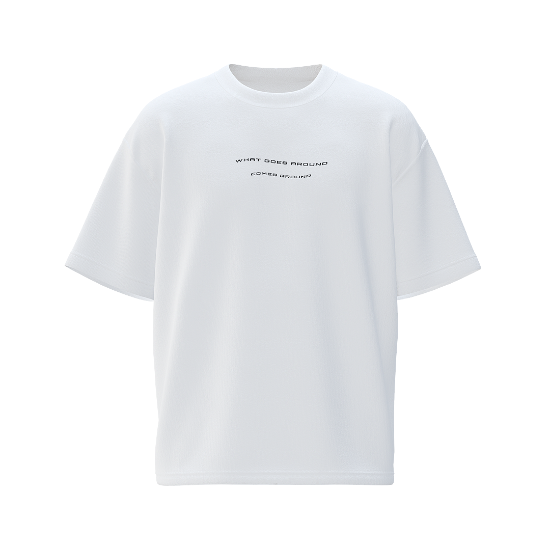 QUARMA oversized T-shirt WHITE