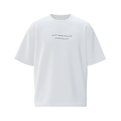 QUARMA oversized T-shirt WHITE